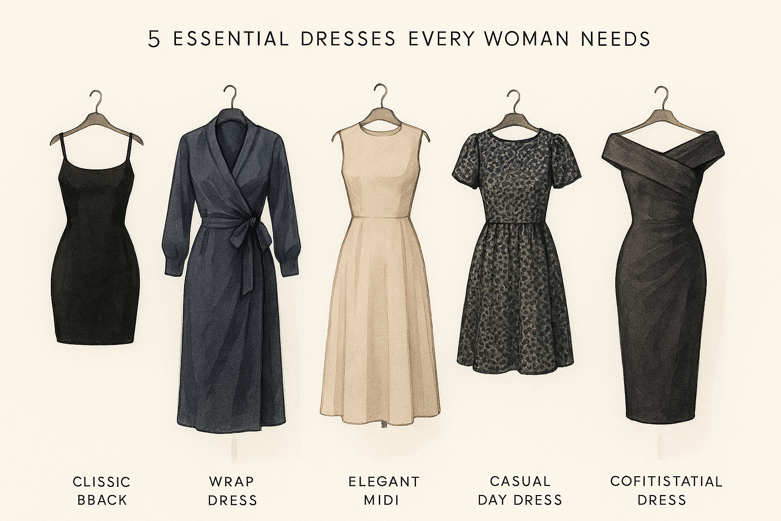 5 Must-Have Dresses Every Woman Needs in Her Wardrobe